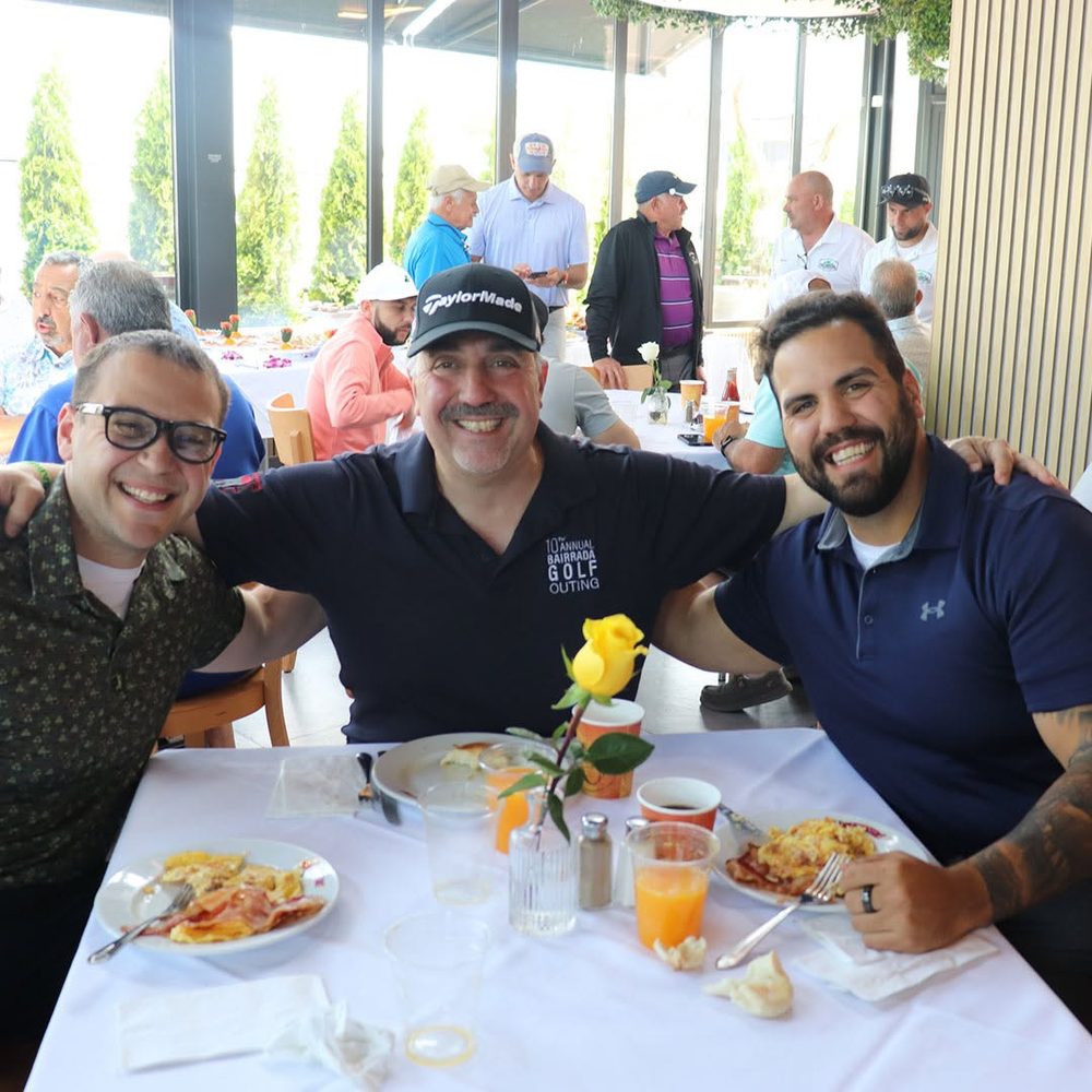 Breakfast at the 10th Annual Bairrada Golf Outing